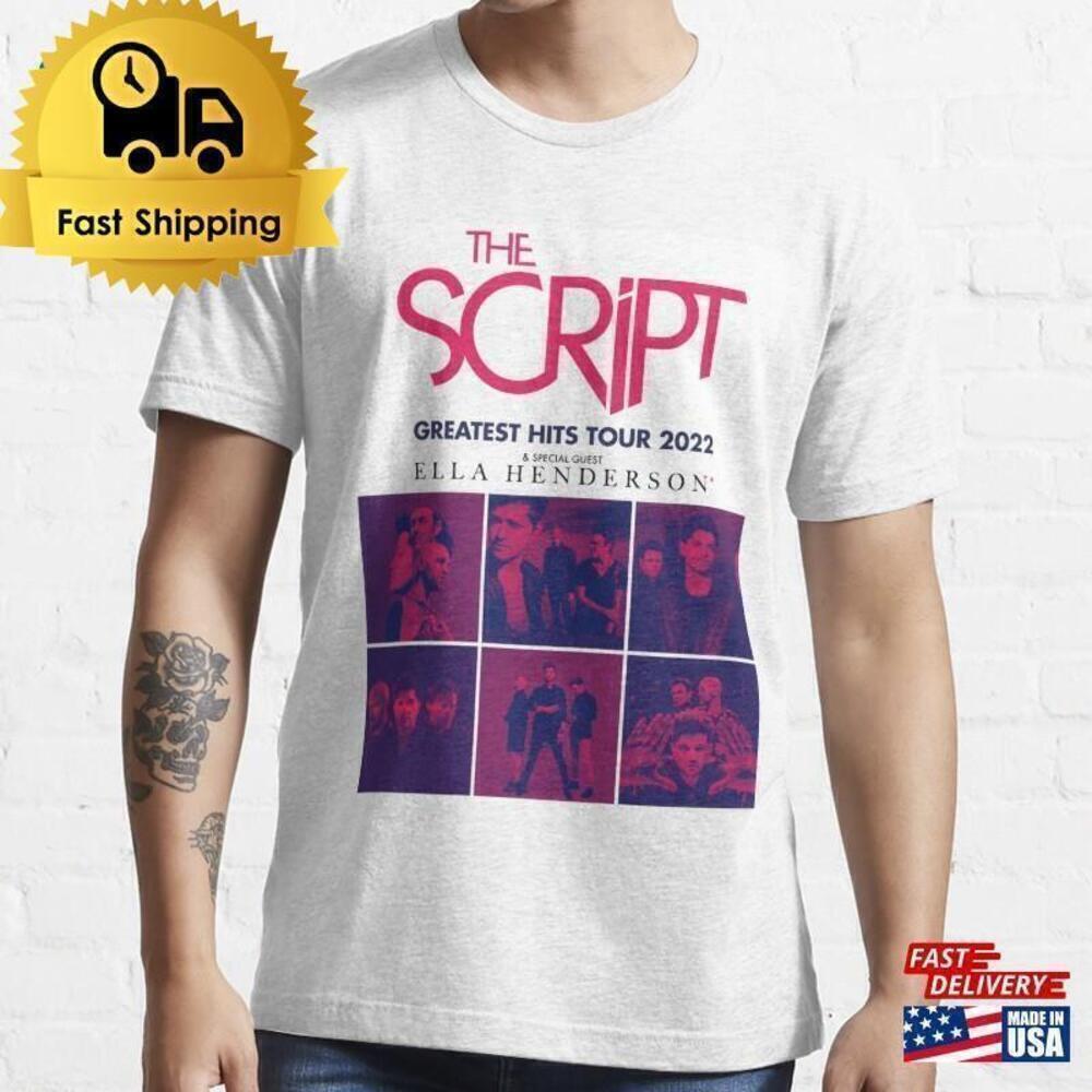 Script Greatest Hits Tour Music Fan Graphic Unisex T-Shirt